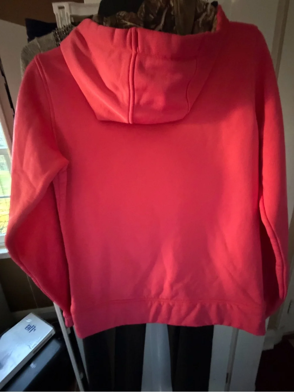 Under Armour Pink Hoodie with Camouflage Logo